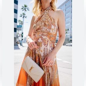 H & M Boho Kerchief Halter Dress